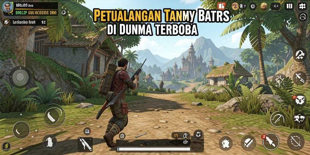 Screenshot dari gameplay BROJP menampilkan petualangan seru di dunia terbuka.