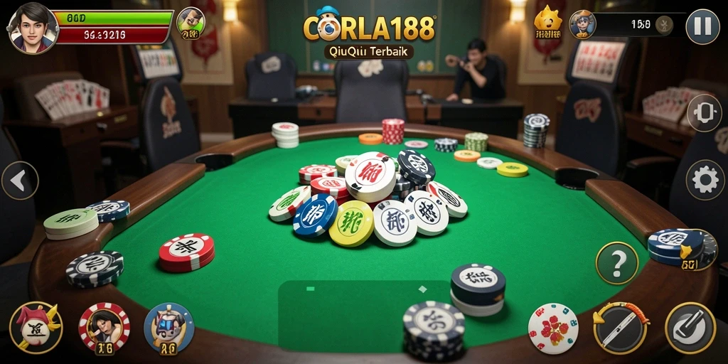 Tampilan gameplay QiuQiu yang menarik di CORLA188.