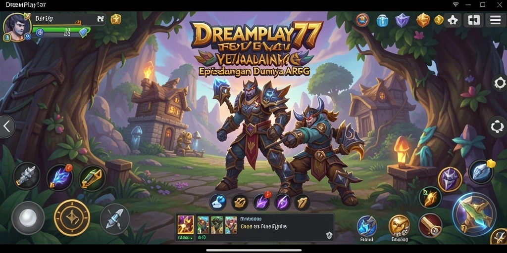 Tangkapan layar utama dari gameplay ARPG yang penuh aksi.