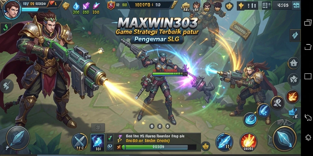 Tangkapan layar gameplay MAXWIN303 menampilkan aksi strategi yang mendebarkan.