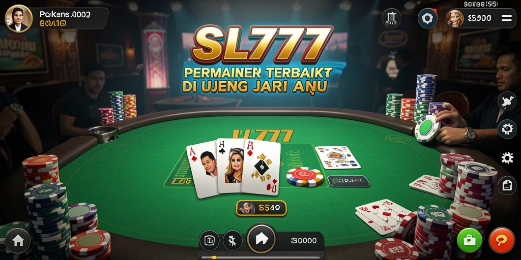 Tampilan gameplay SL777 yang seru dan menantang dalam permainan Poker.